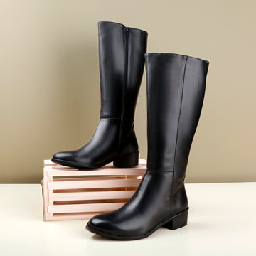 Ultra Fashionable High Knee Zipper Long Boots For Women