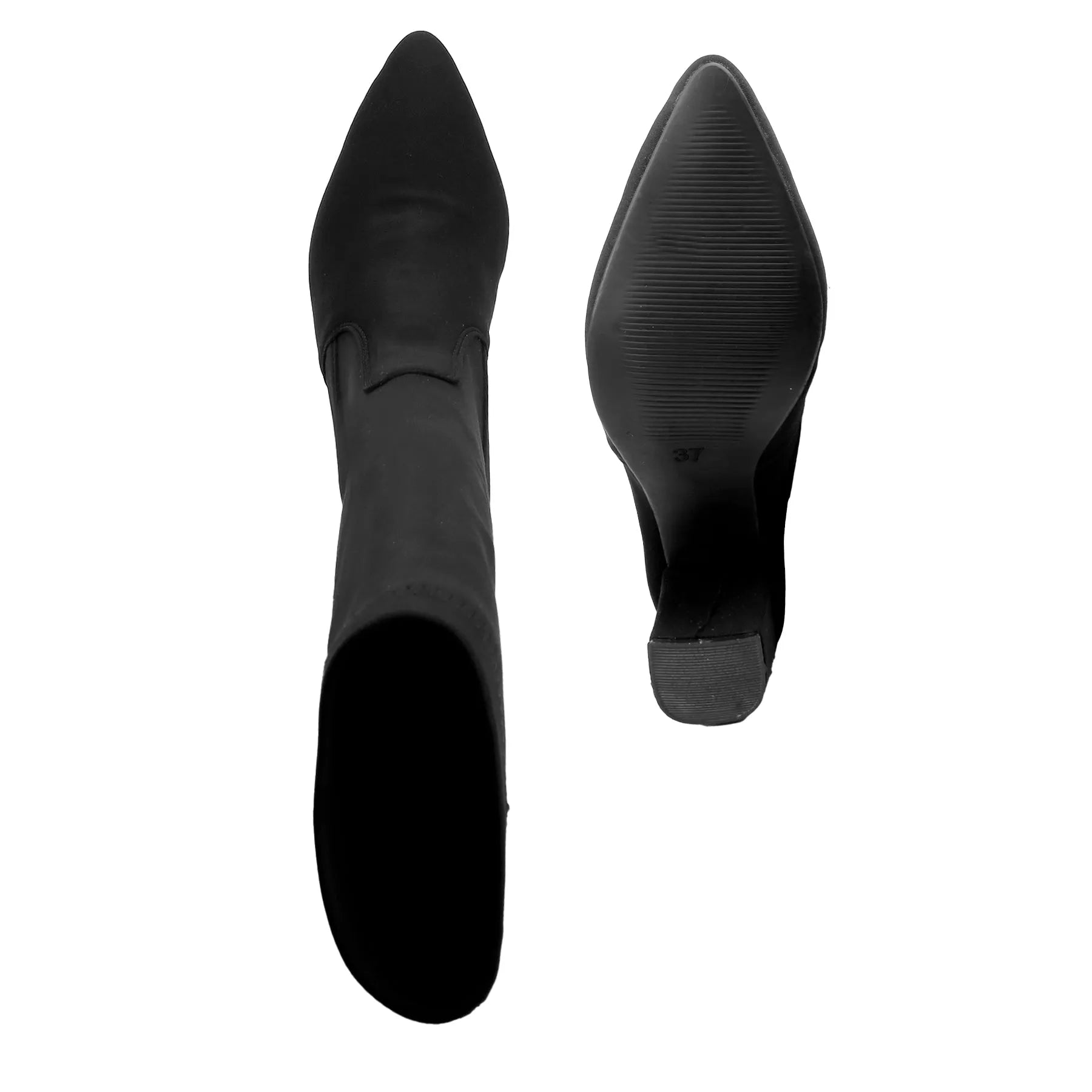 Premium black vegan long boots women refined luxury vegan footwear choice