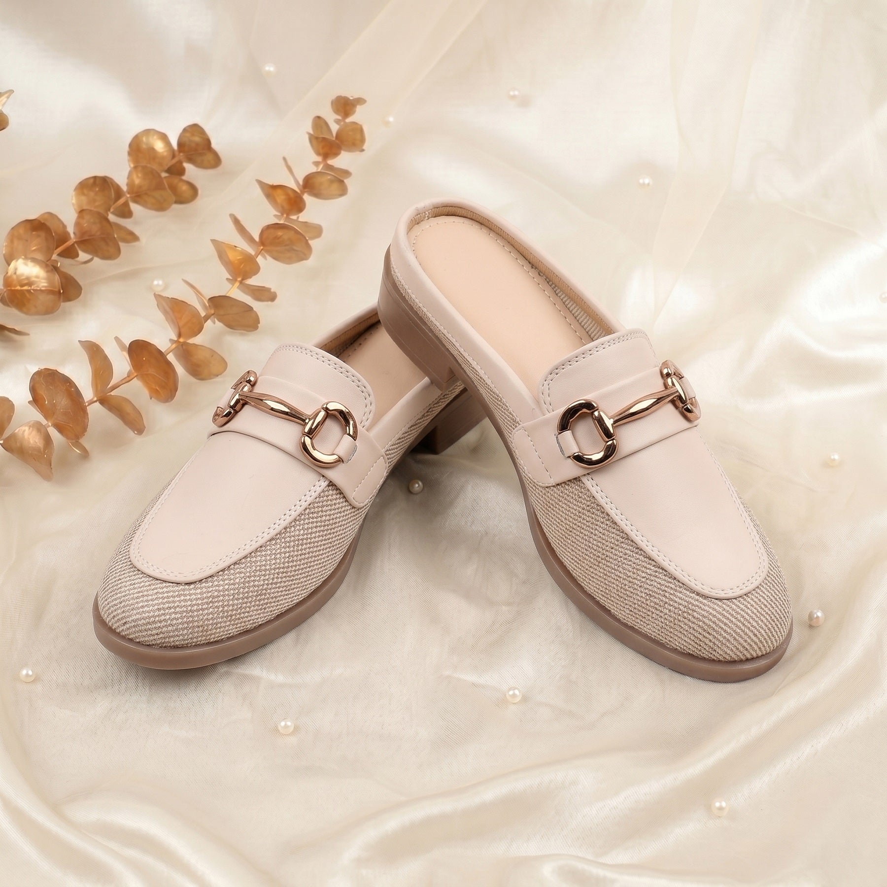 Marco Bellorri Premium Woven Mule Loafers with Sophisticated Slip On Design