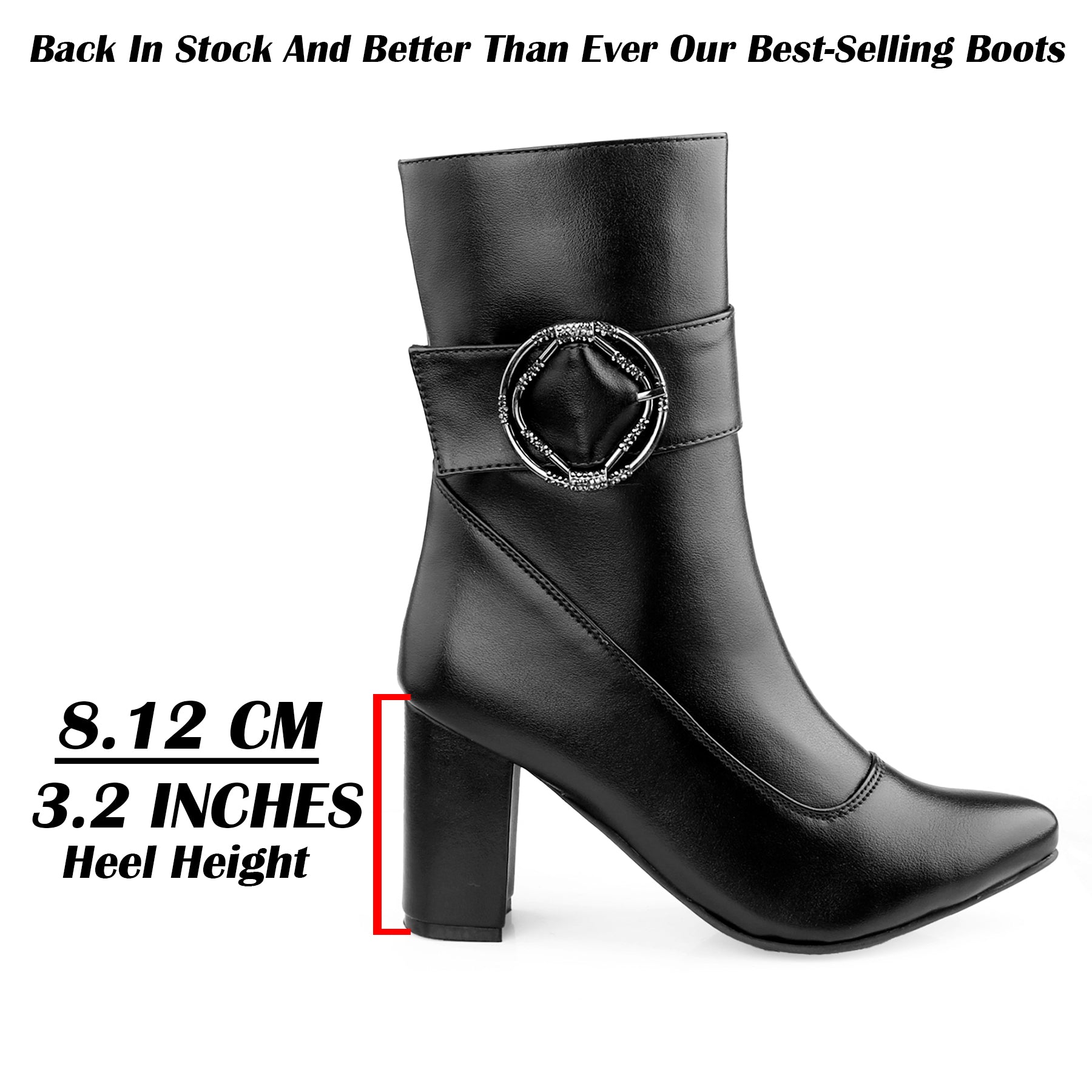 Women's Classy ankle buckle Boots