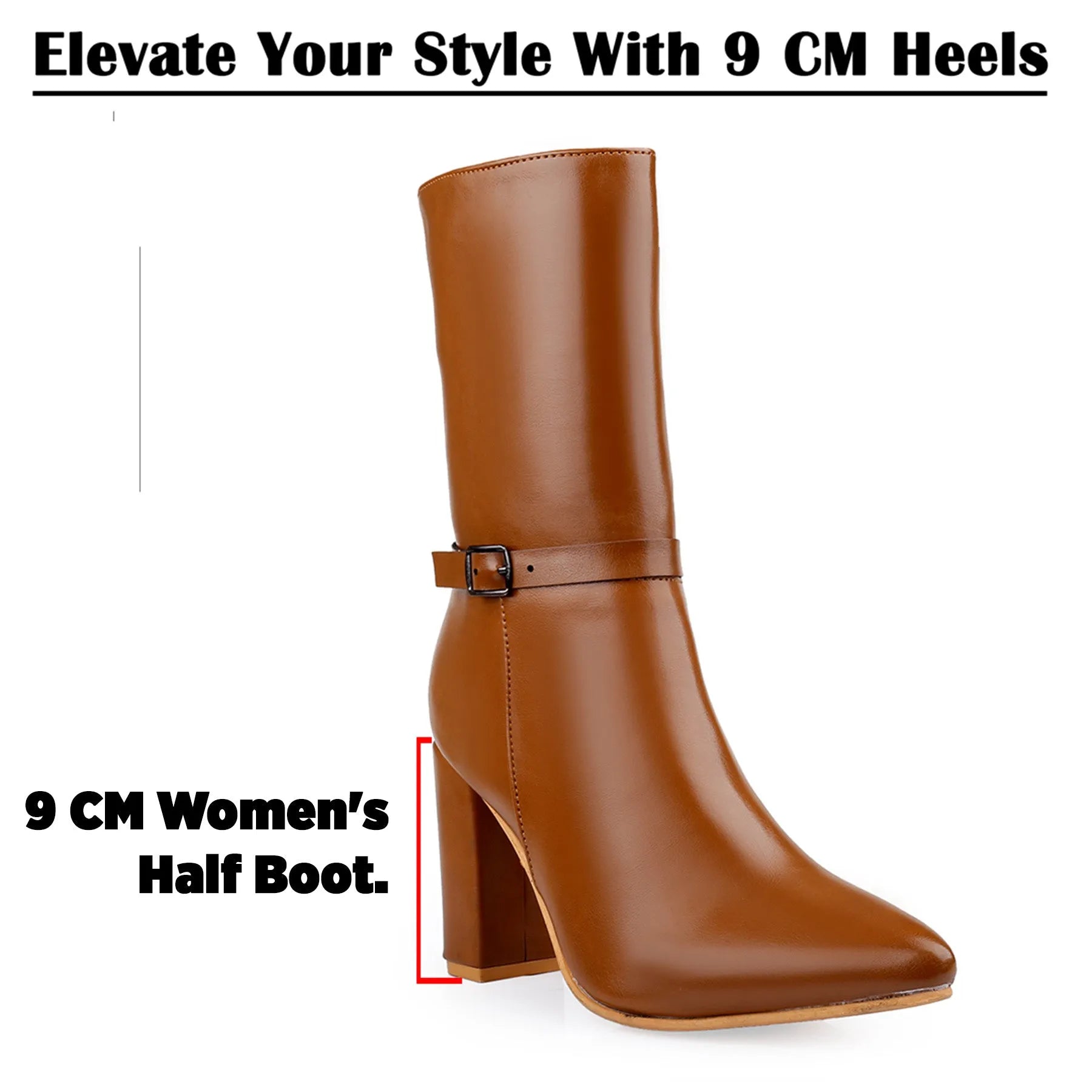 Tan vegan ankle-length boots women subtle luxury detail, cruelty-free design