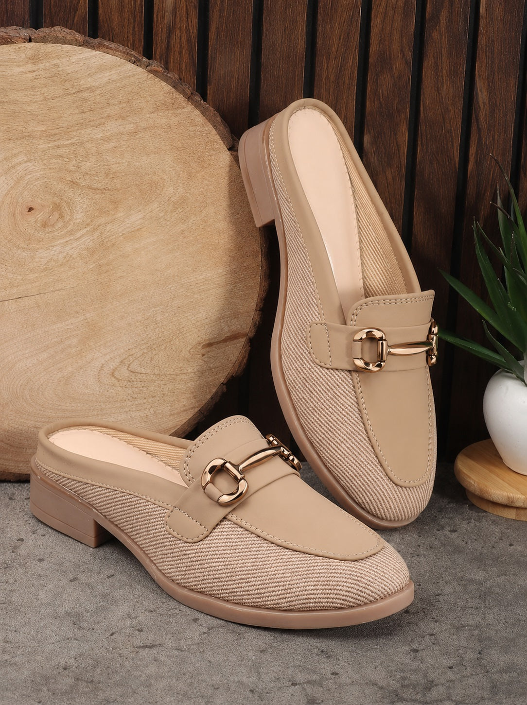 Marco Bellorri Premium Woven Mule Loafers with Sophisticated Slip On Design