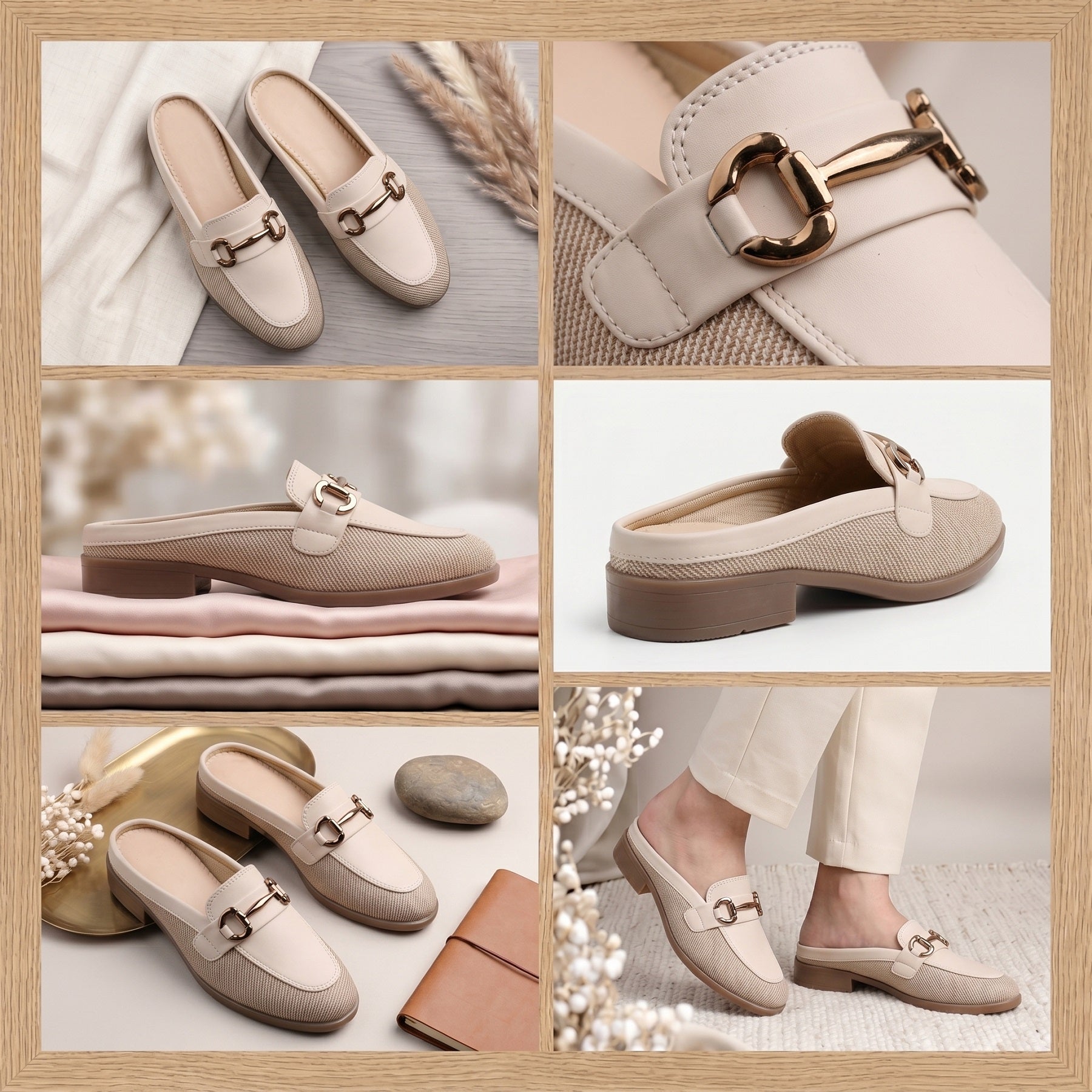 Marco Bellorri Premium Woven Mule Loafers with Sophisticated Slip On Design