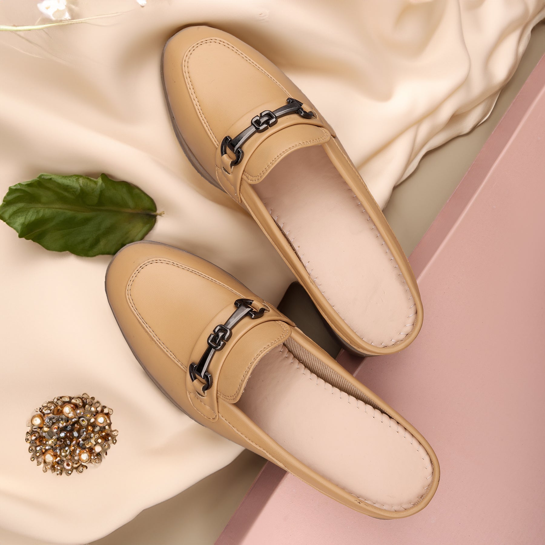 Marco Bellorri Luxury Slip-On Mule Loafers with Elegant Horsebit Accent