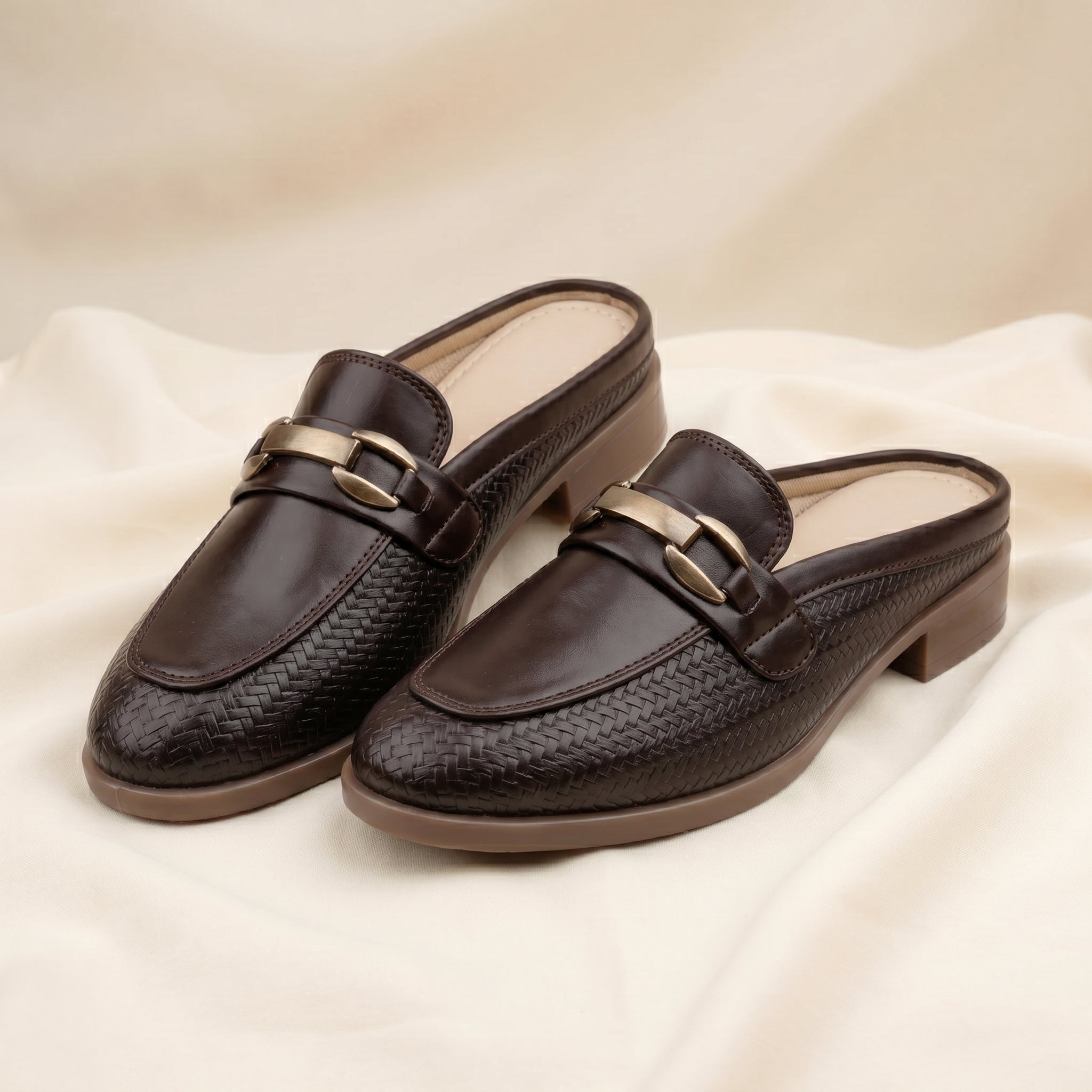 Marco Bellorri Elegant Black Slip On Mule Loafers for Women