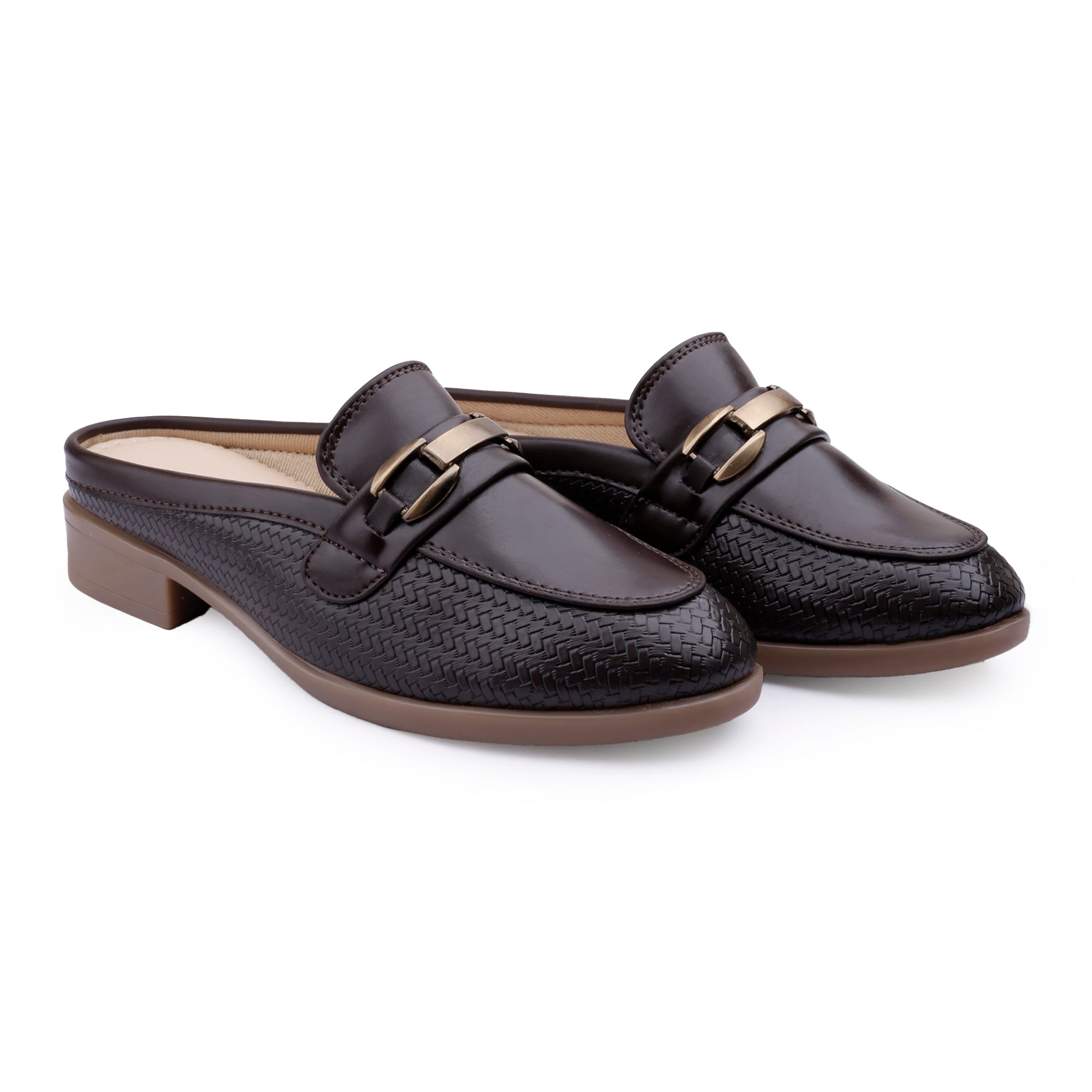 Marco Bellorri Elegant Black Slip On Mule Loafers for Women