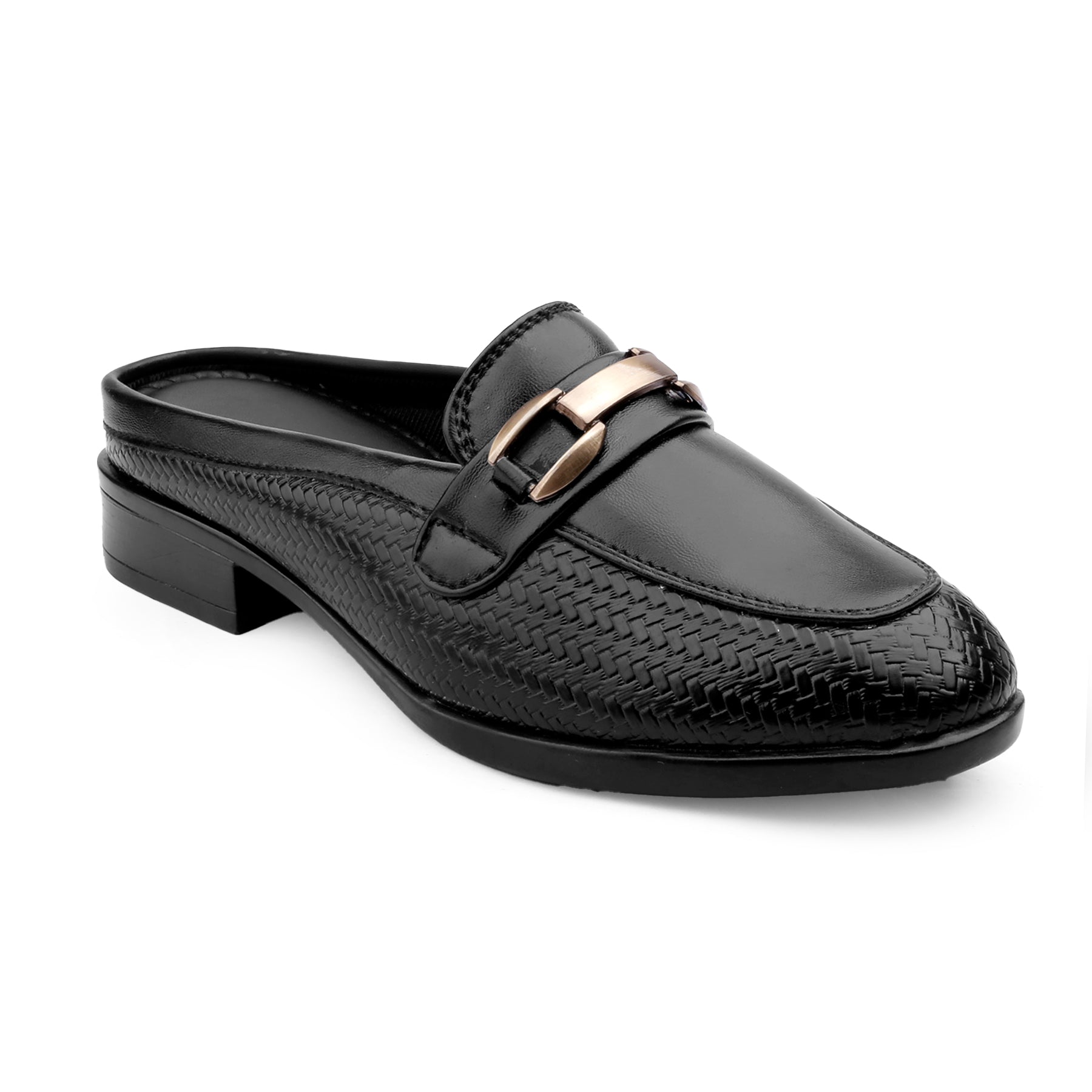 Marco Bellorri Elegant Black Slip On Mule Loafers for Women