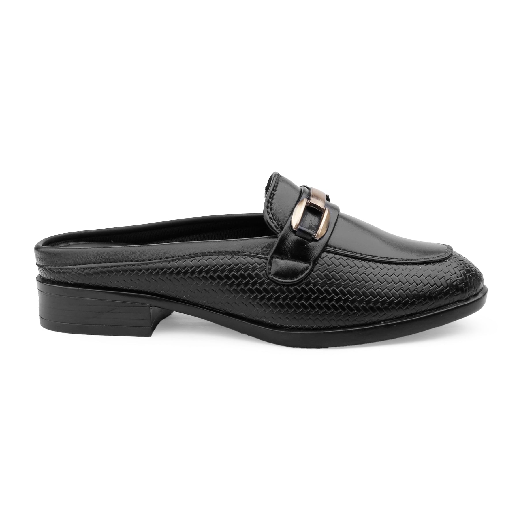 Marco Bellorri Elegant Black Slip On Mule Loafers for Women