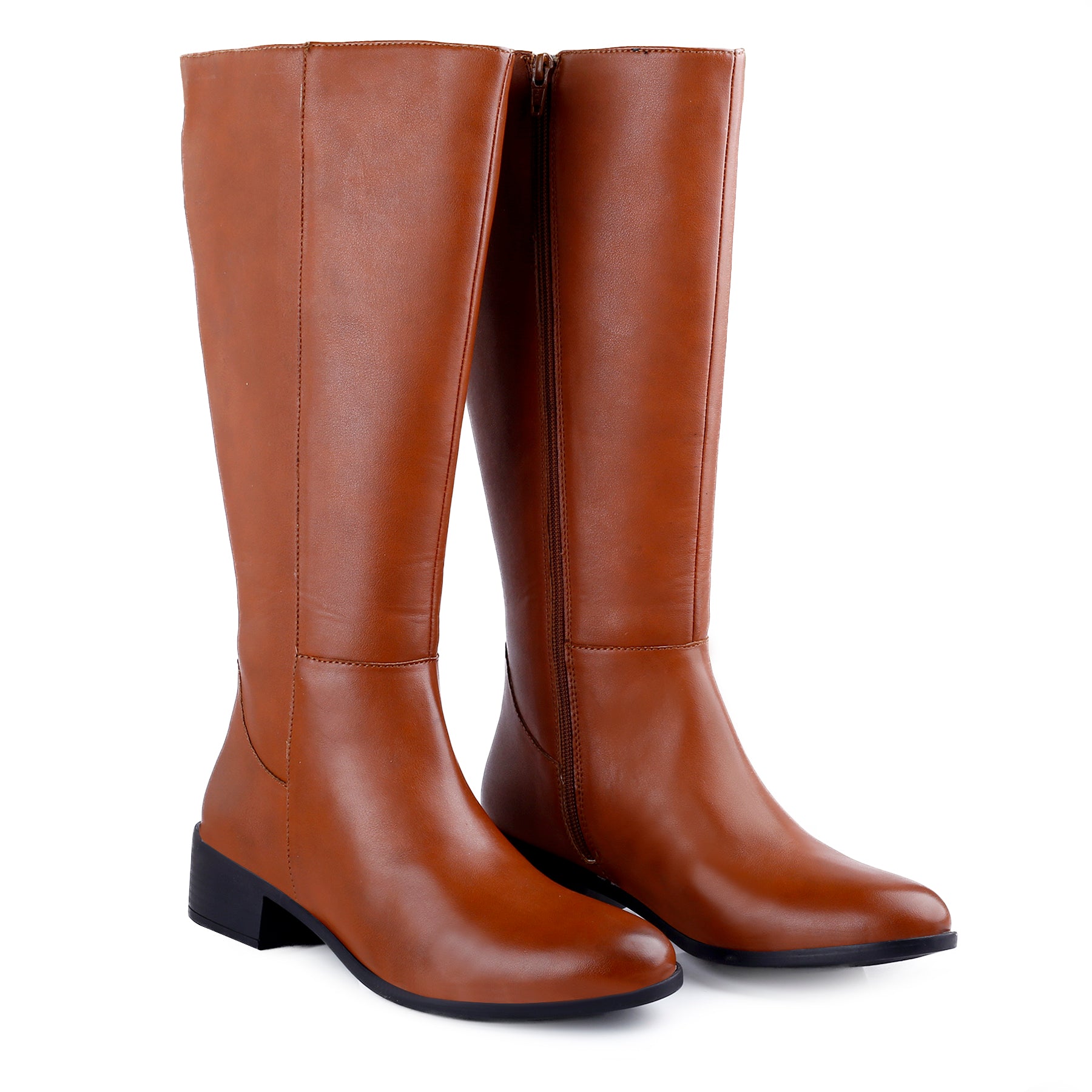 Ultra Fashionable High Knee Zipper Long Boots For Women
