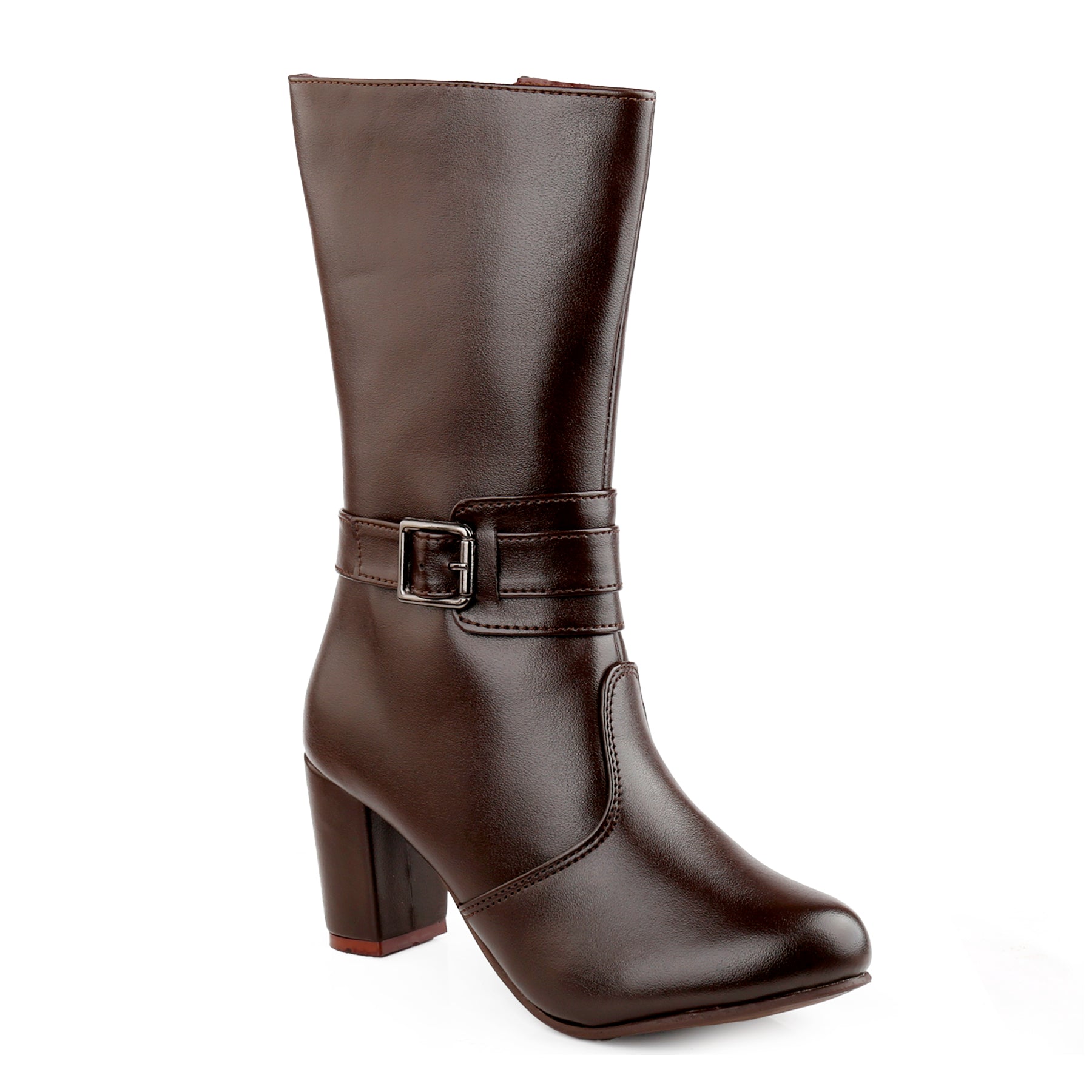 Women Stylish Buckle Long Boots