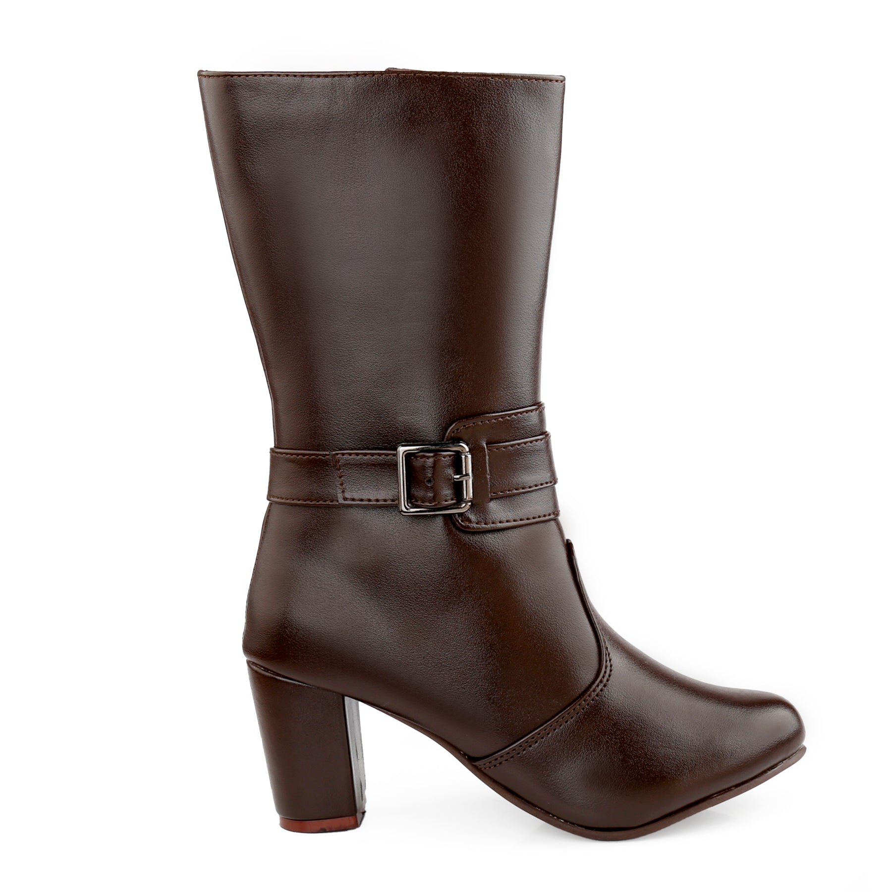 Women Stylish Buckle Long Boots