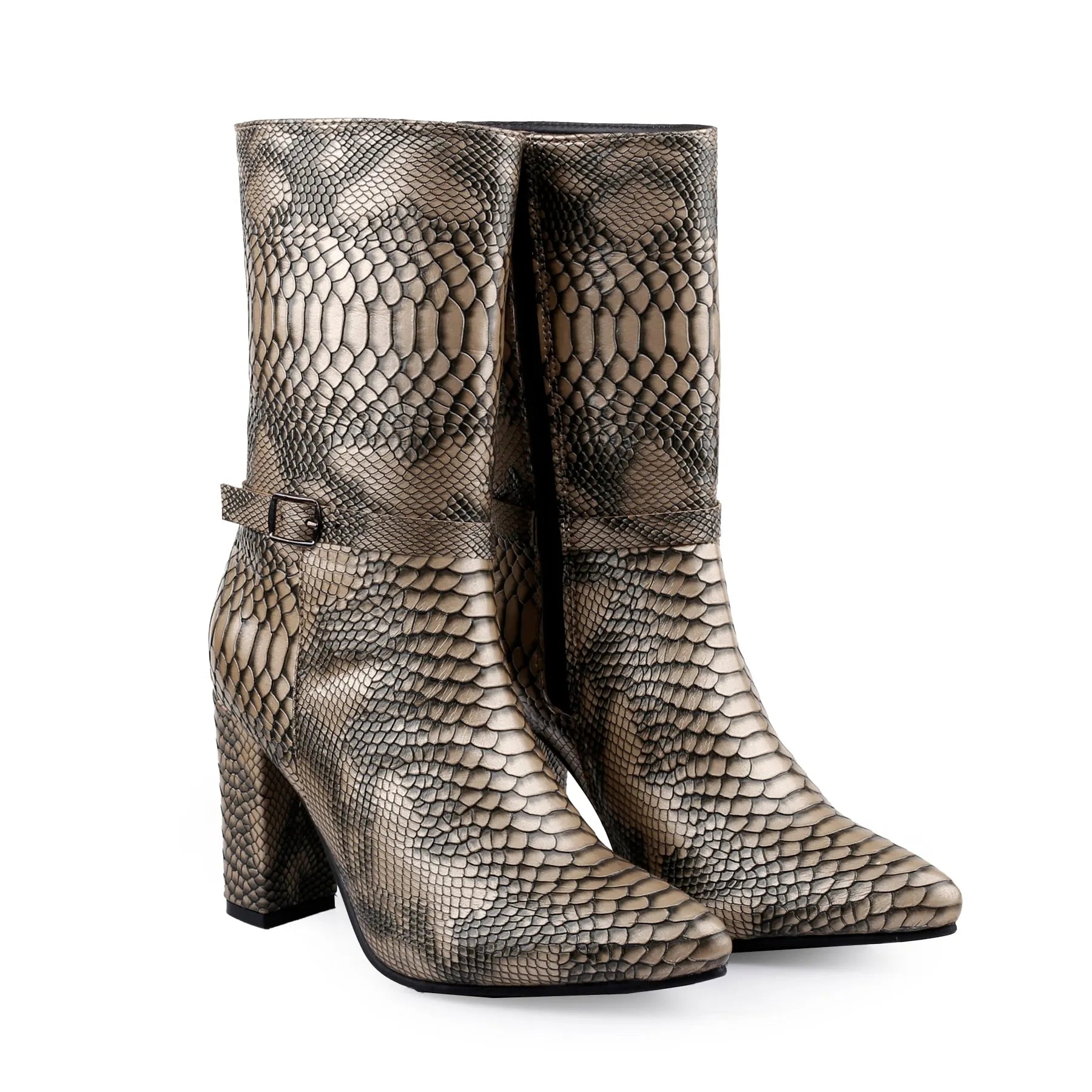 Elegant gray vegan ankle boots women versatile everyday luxury