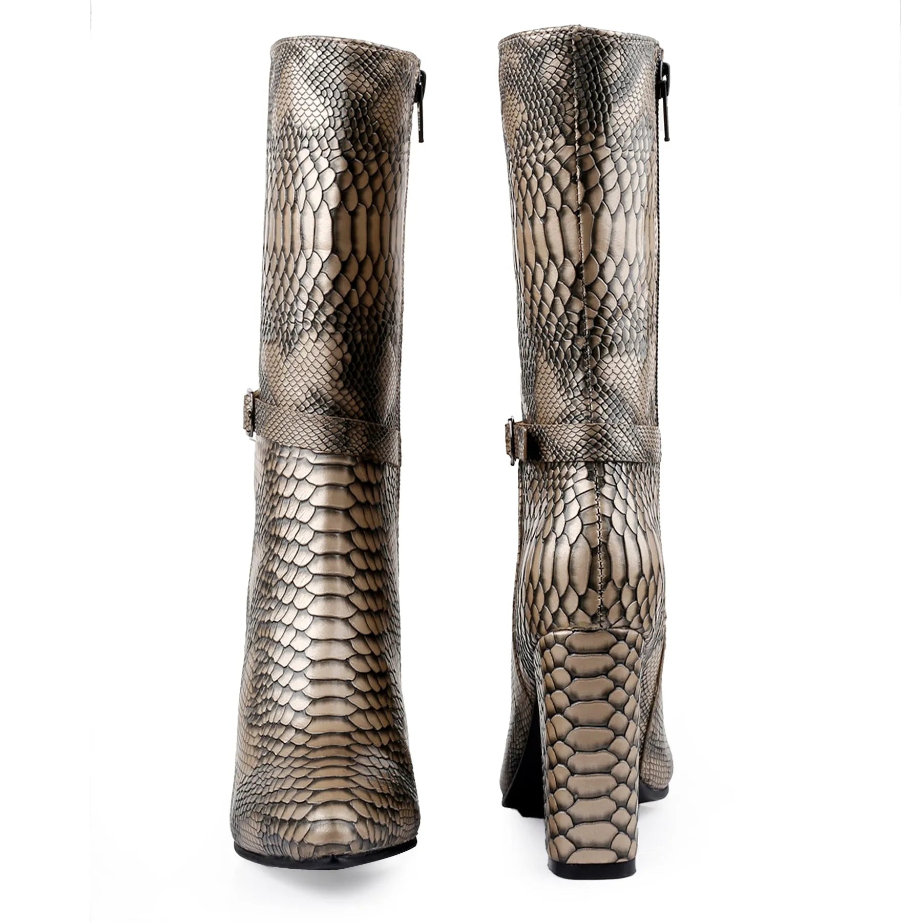 Designer gray vegan ankle boots women sleek finish and ethical materials