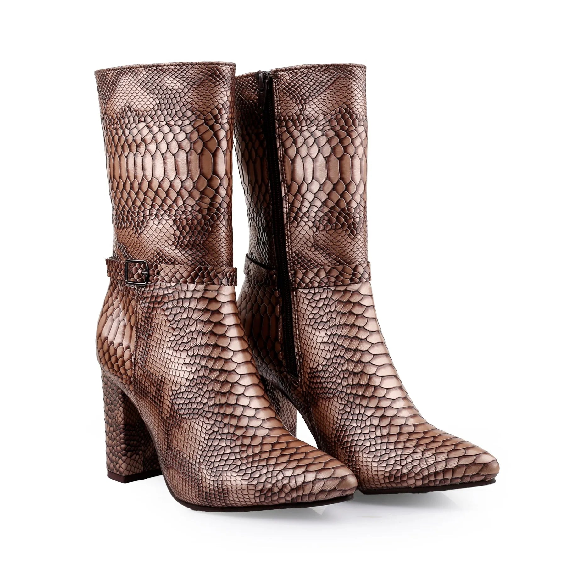 Elegant brown vegan ankle boots women versatile everyday luxury