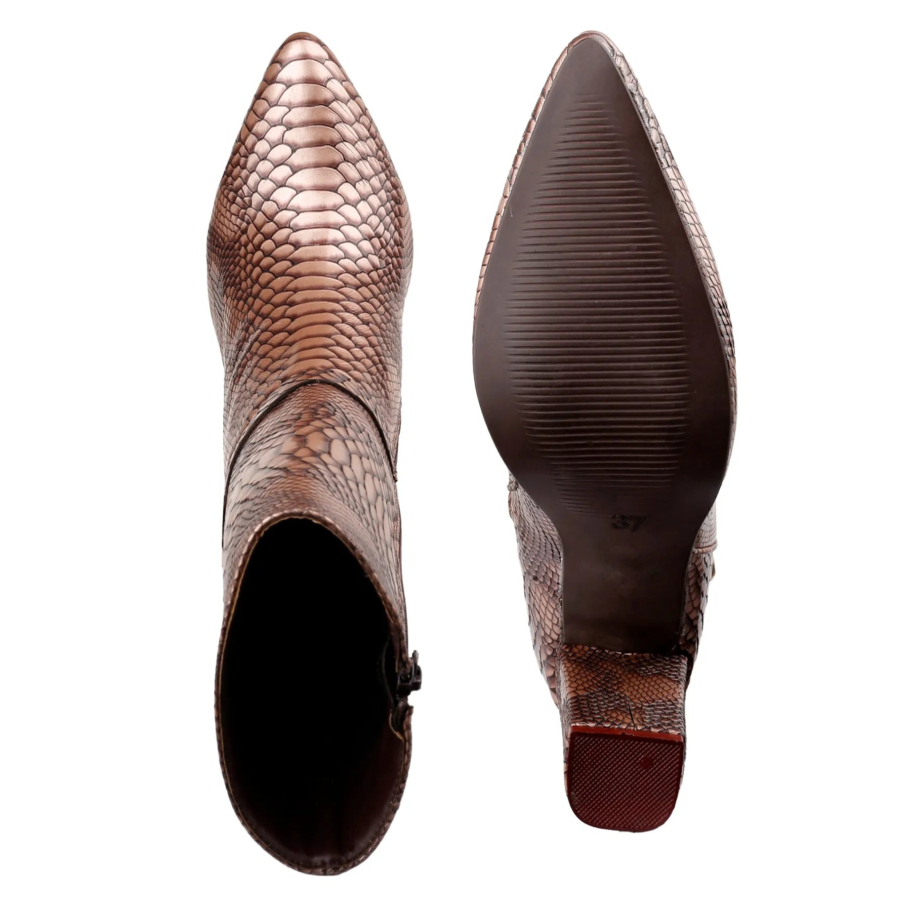 Brown vegan ankle boots women luxury vegan footwear all-day style