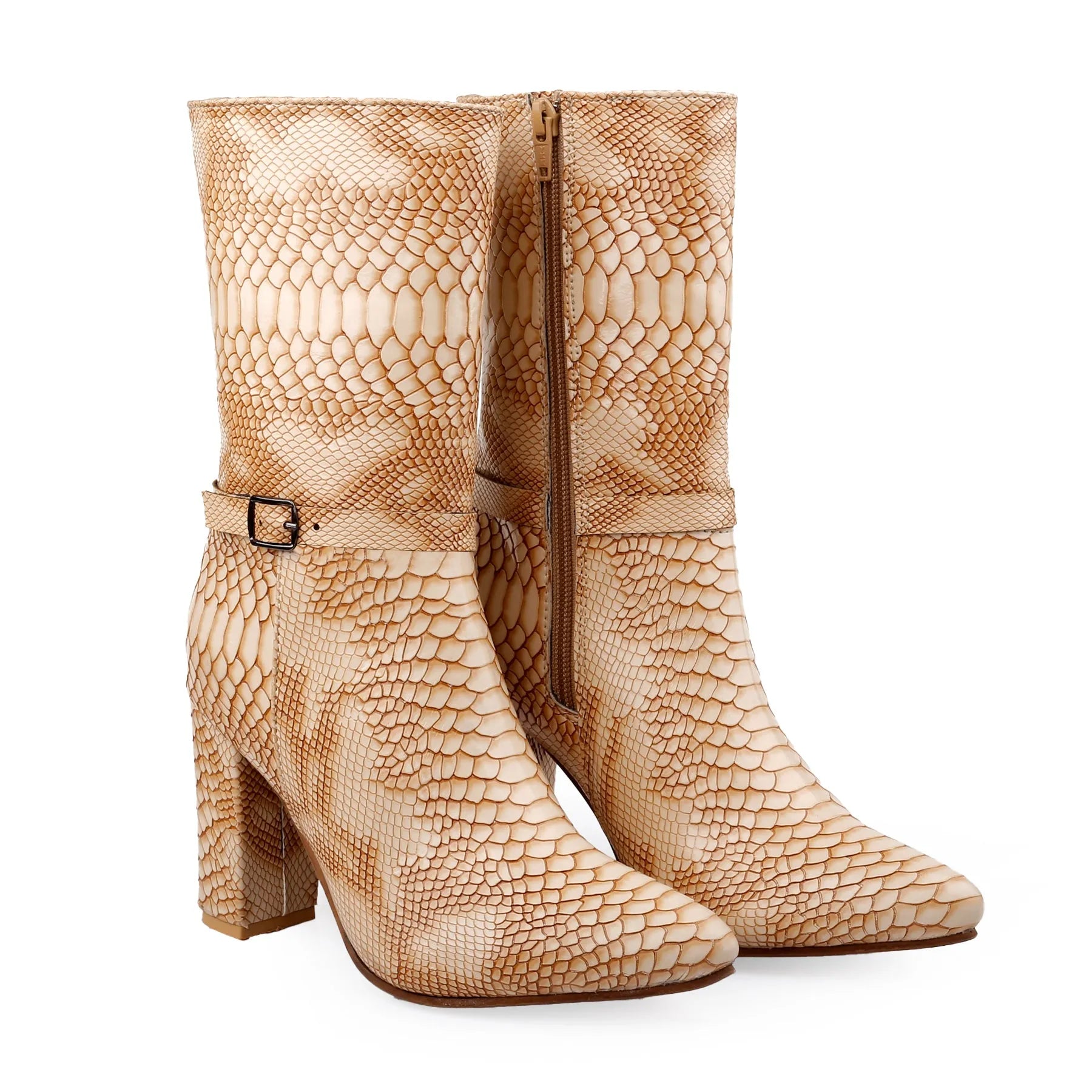 Elegant beige vegan ankle boots women versatile everyday luxury