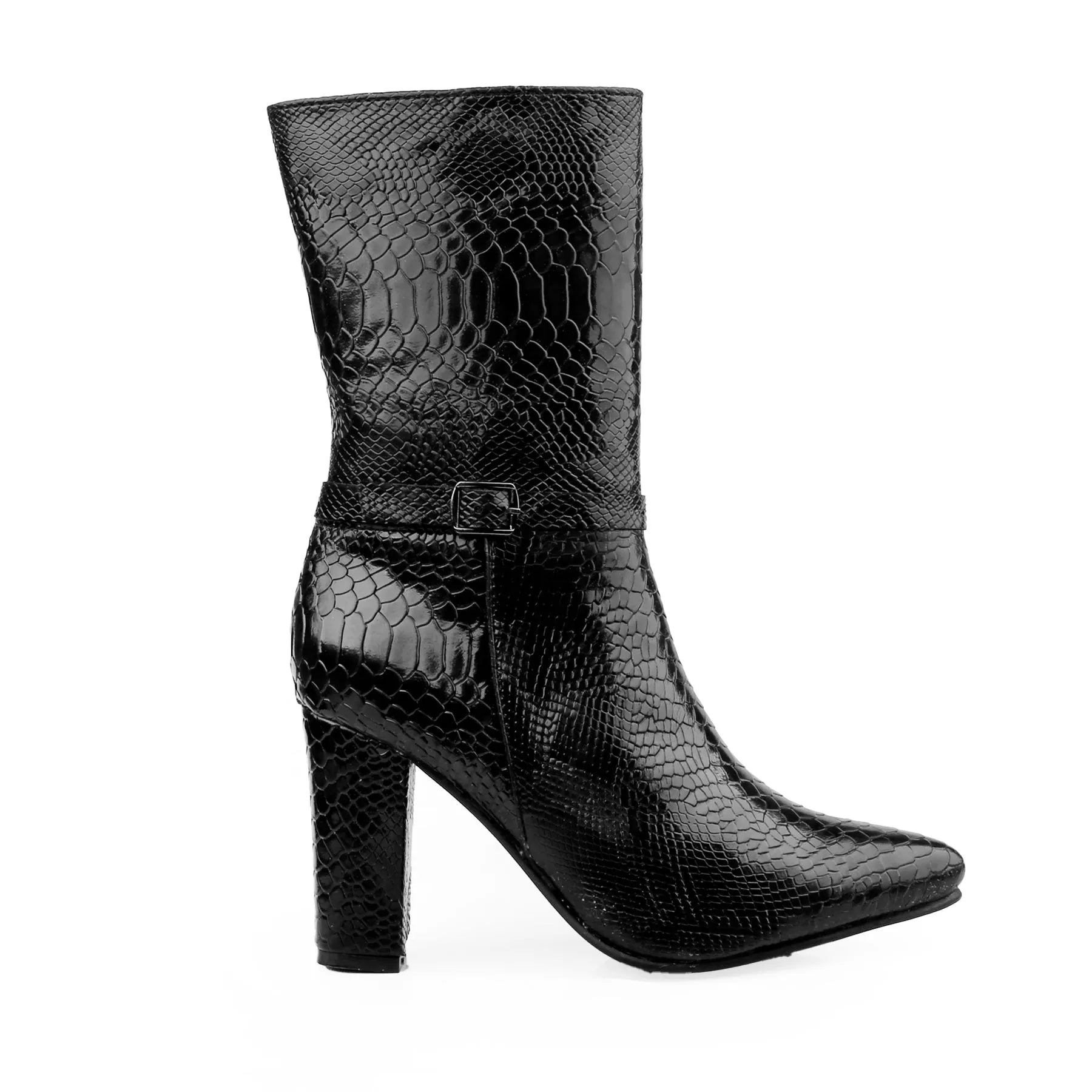 Premium black vegan ankle boots women timeless classic style cruelty-free