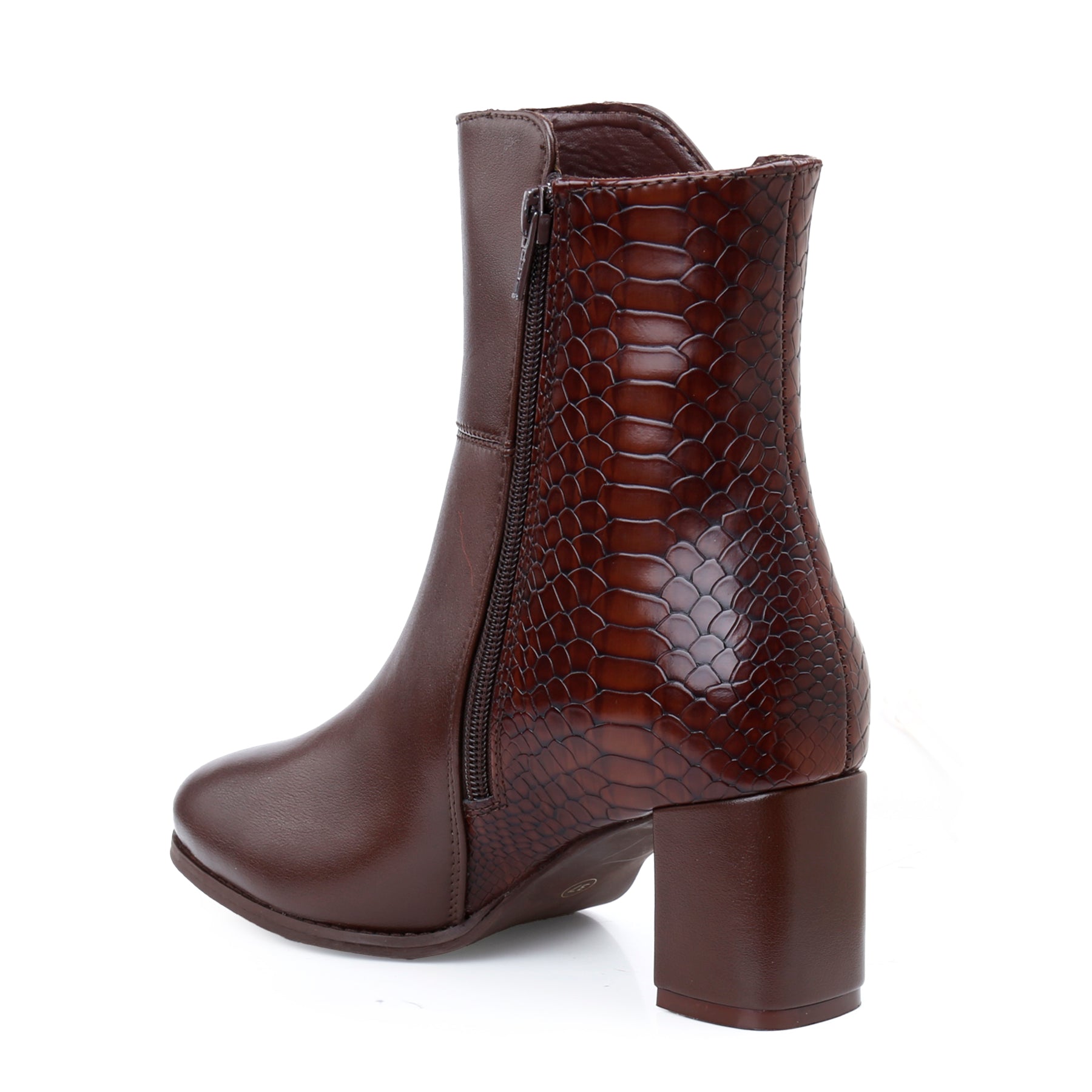 Fashioned Zipper Ankle Boots for Women