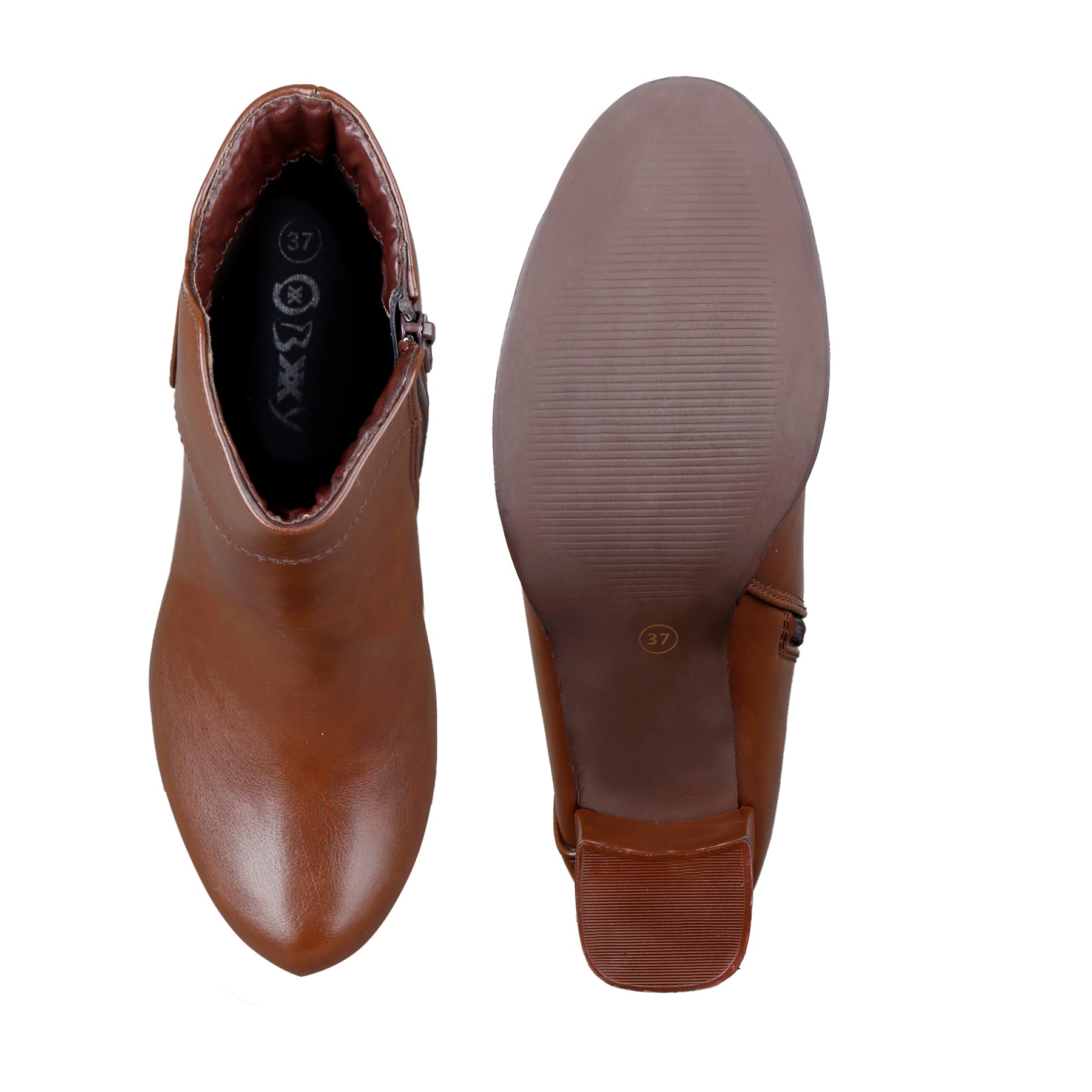 Elegant Vegan Ankle Zipper Boots for Women