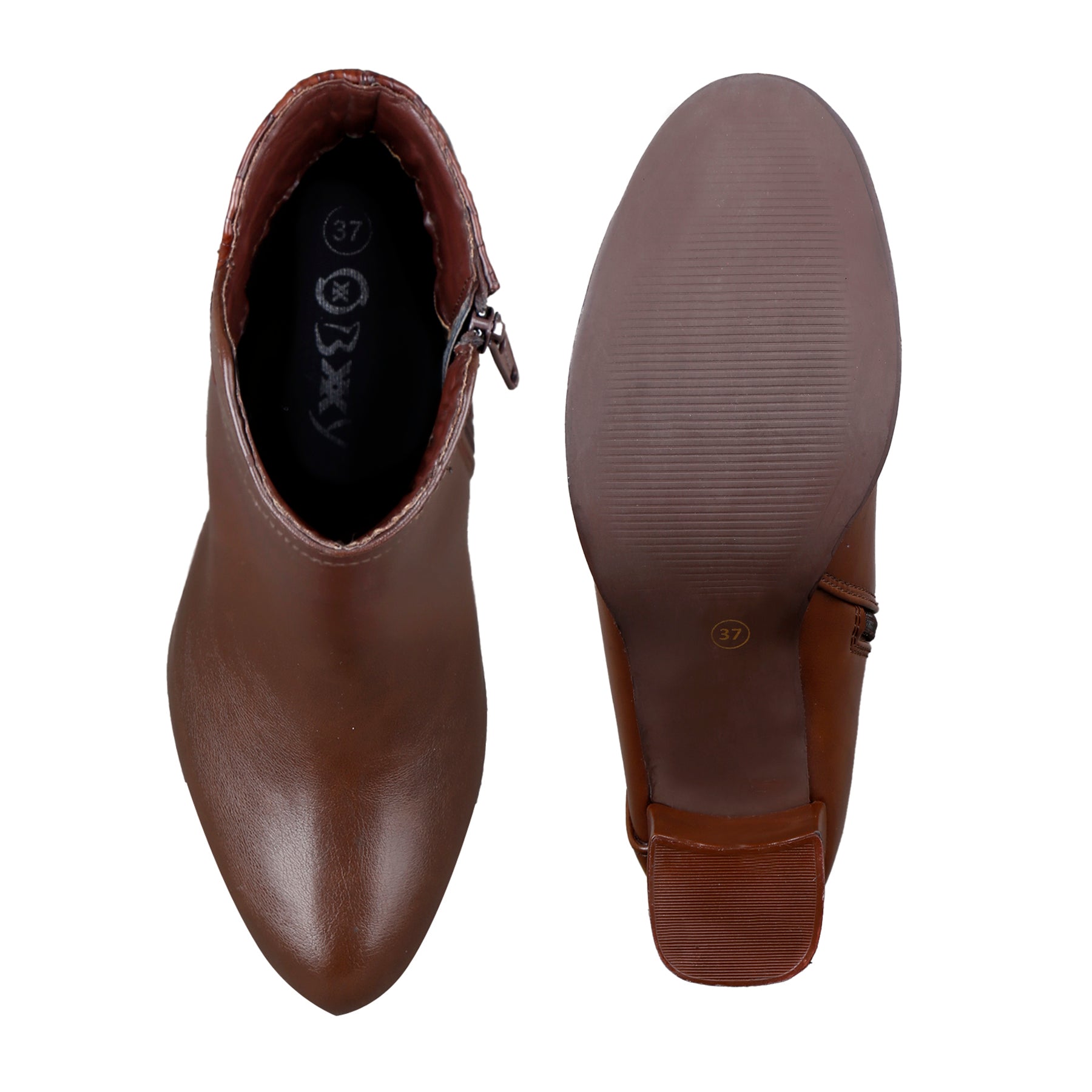 Fashioned Zipper Ankle Boots for Women