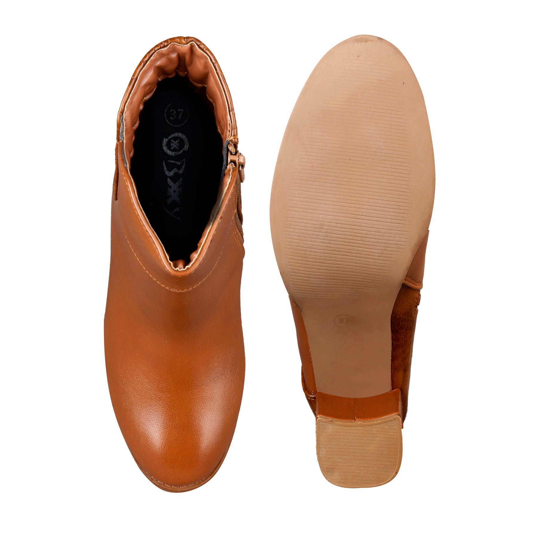 Fashioned Zipper Ankle Boots for Women