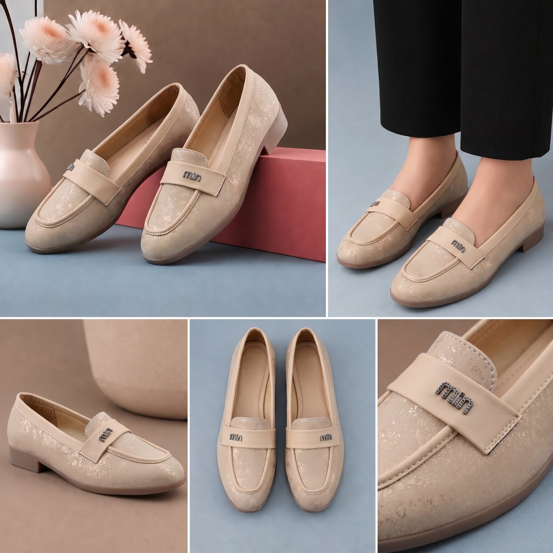 Marco Bellorri Womens Classic Loafers for Everyday Wear