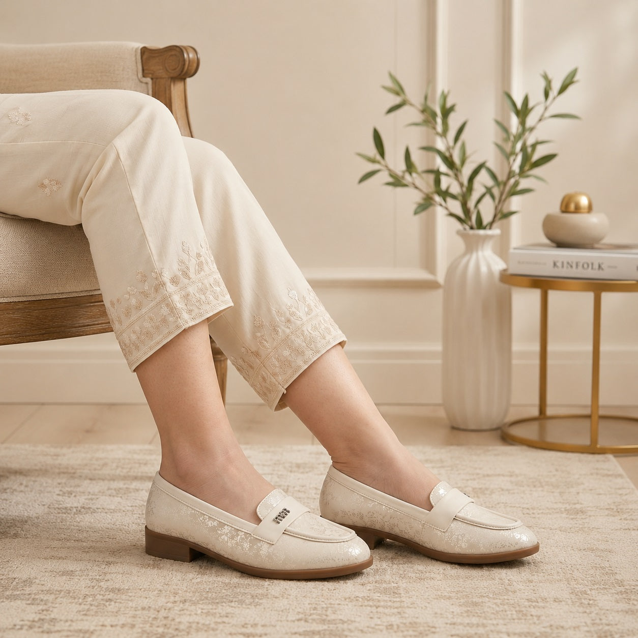 Marco Bellorri Womens Classic Loafers for Everyday Wear