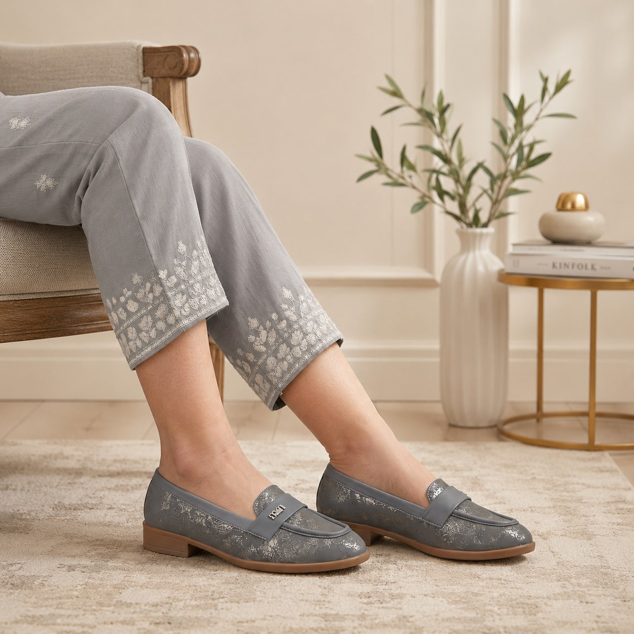 Marco Bellorri Womens Classic Loafers for Everyday Wear