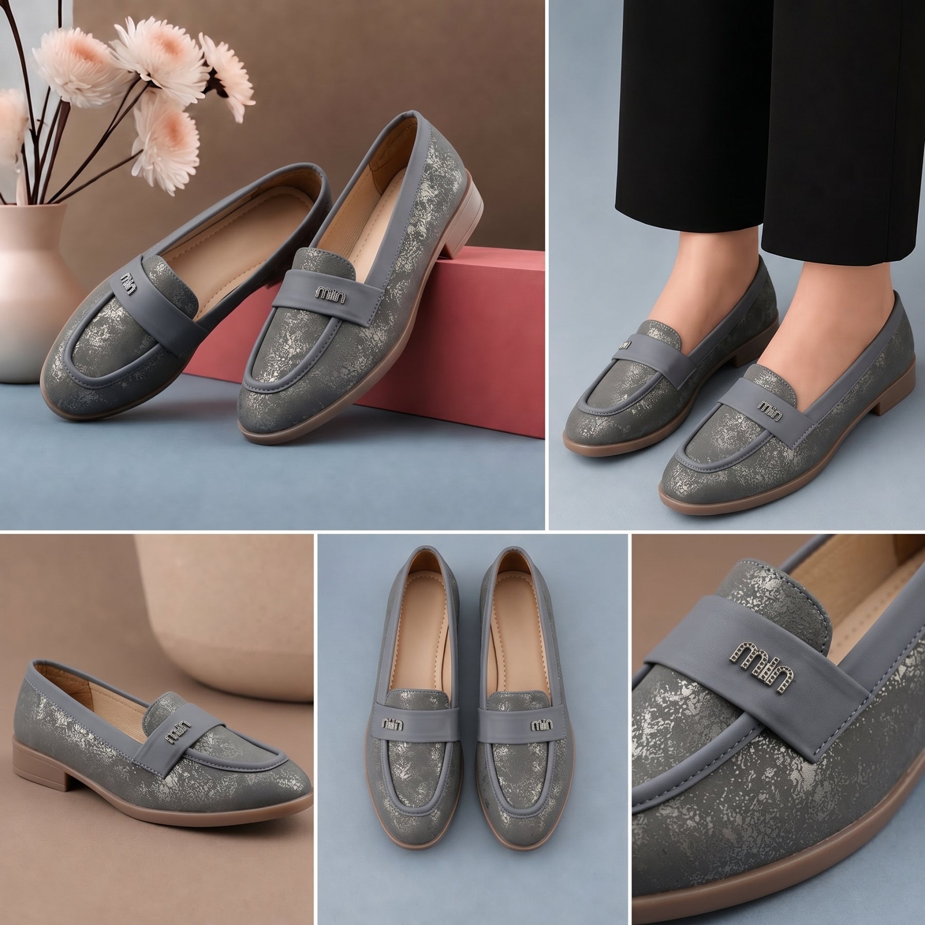 Marco Bellorri Womens Classic Loafers for Everyday Wear