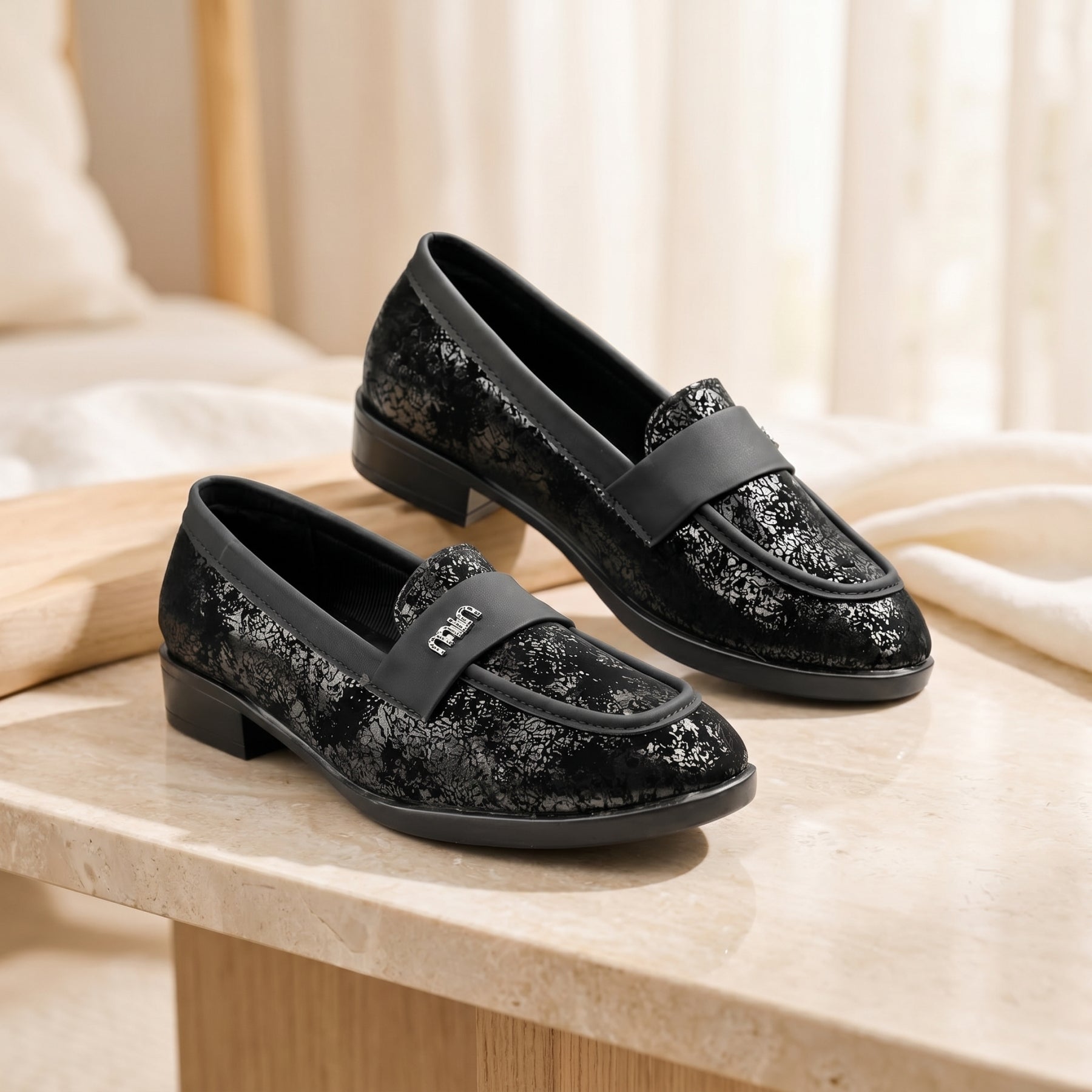 Marco Bellorri Womens Classic Loafers for Everyday Wear