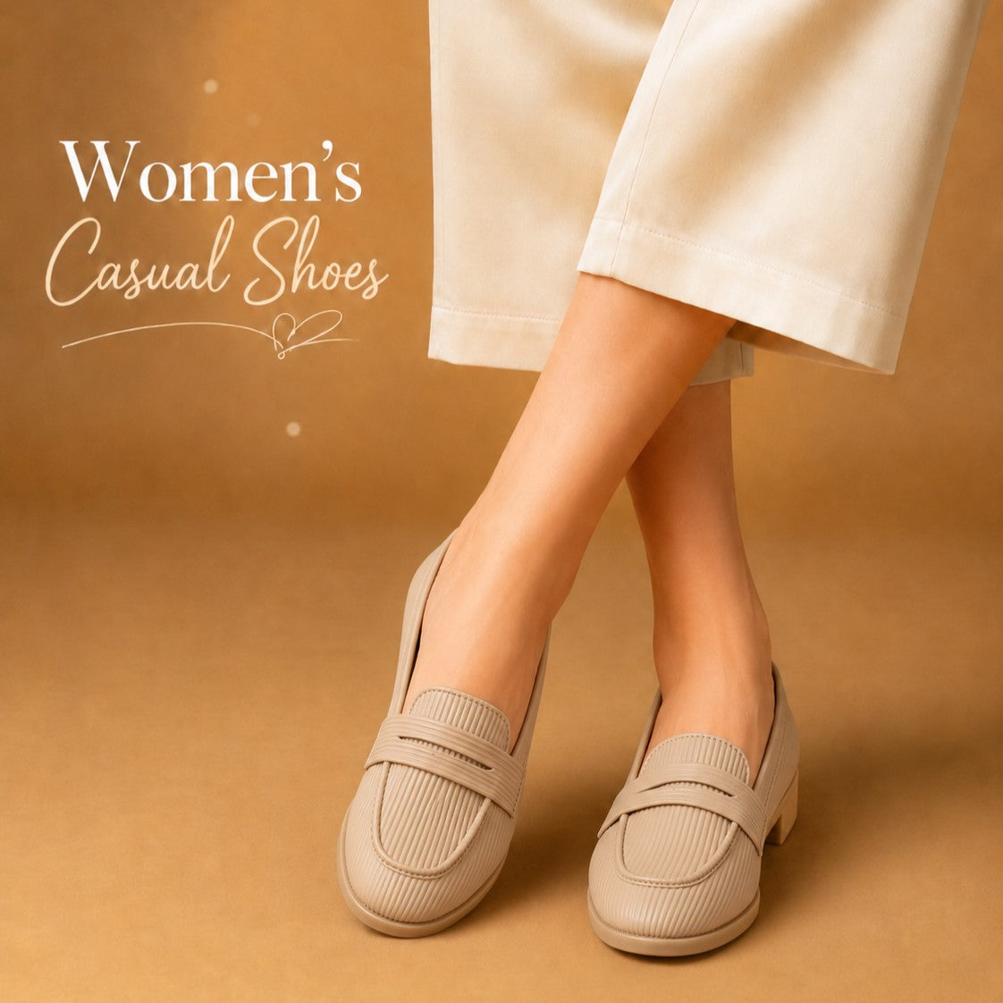 Marco Bellorri Womens Premium Ivory Textured Penny Loafers with All Day Comfort