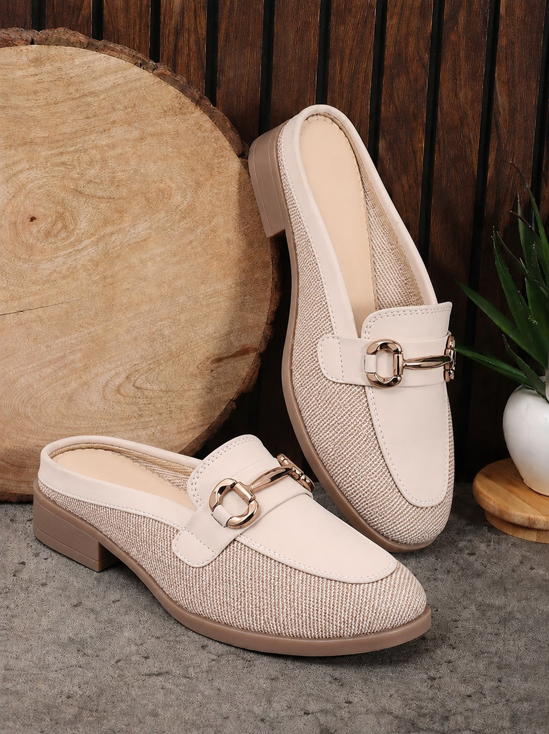 Marco Bellorri Premium Woven Mule Loafers with Sophisticated Slip On Design