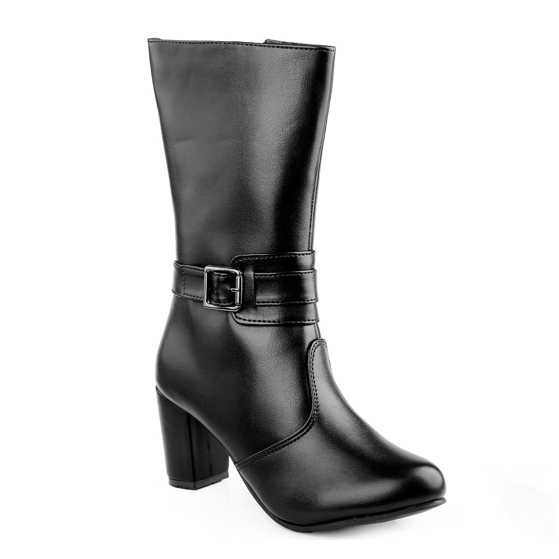 Women Stylish Buckle Long Boots