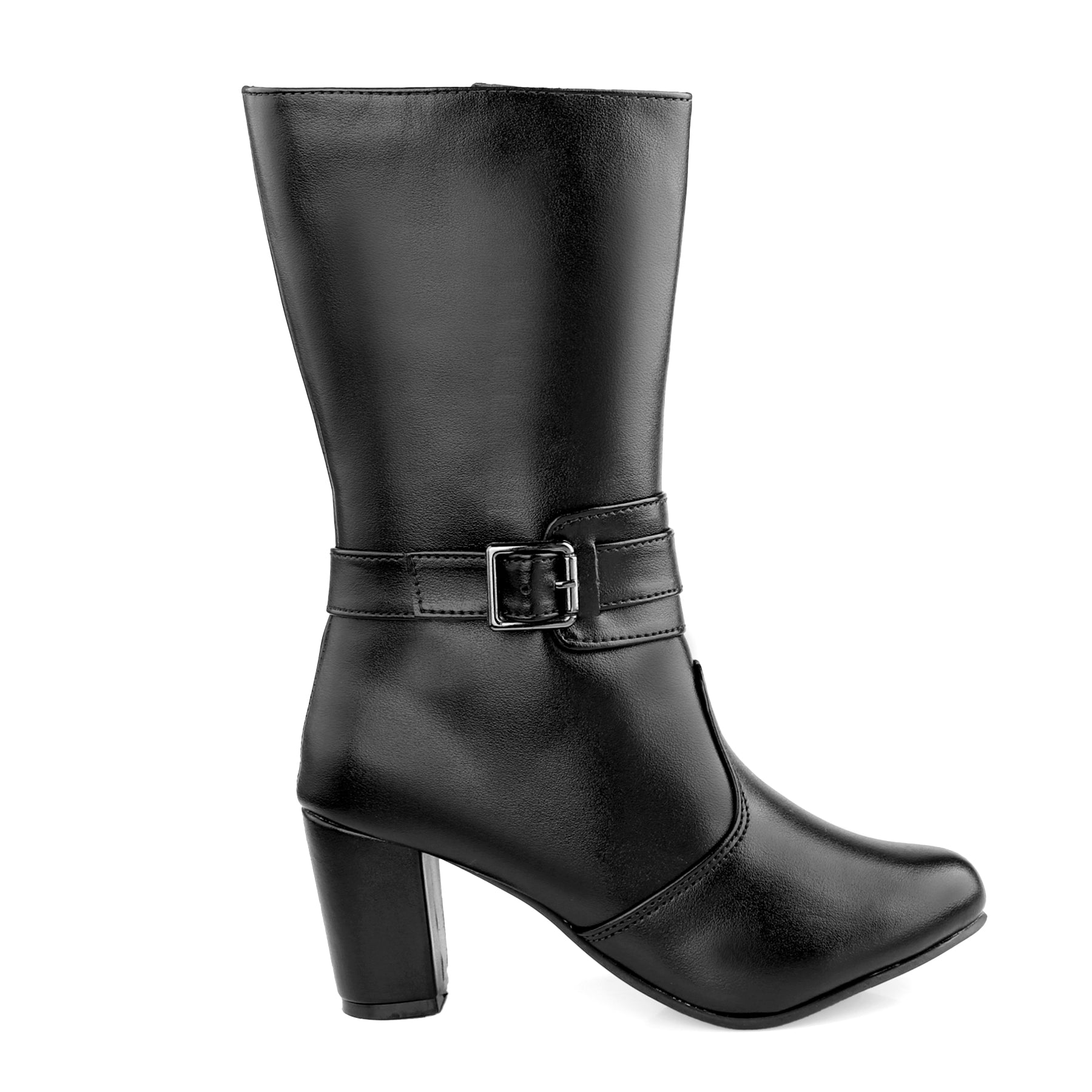 Women Stylish Buckle Long Boots