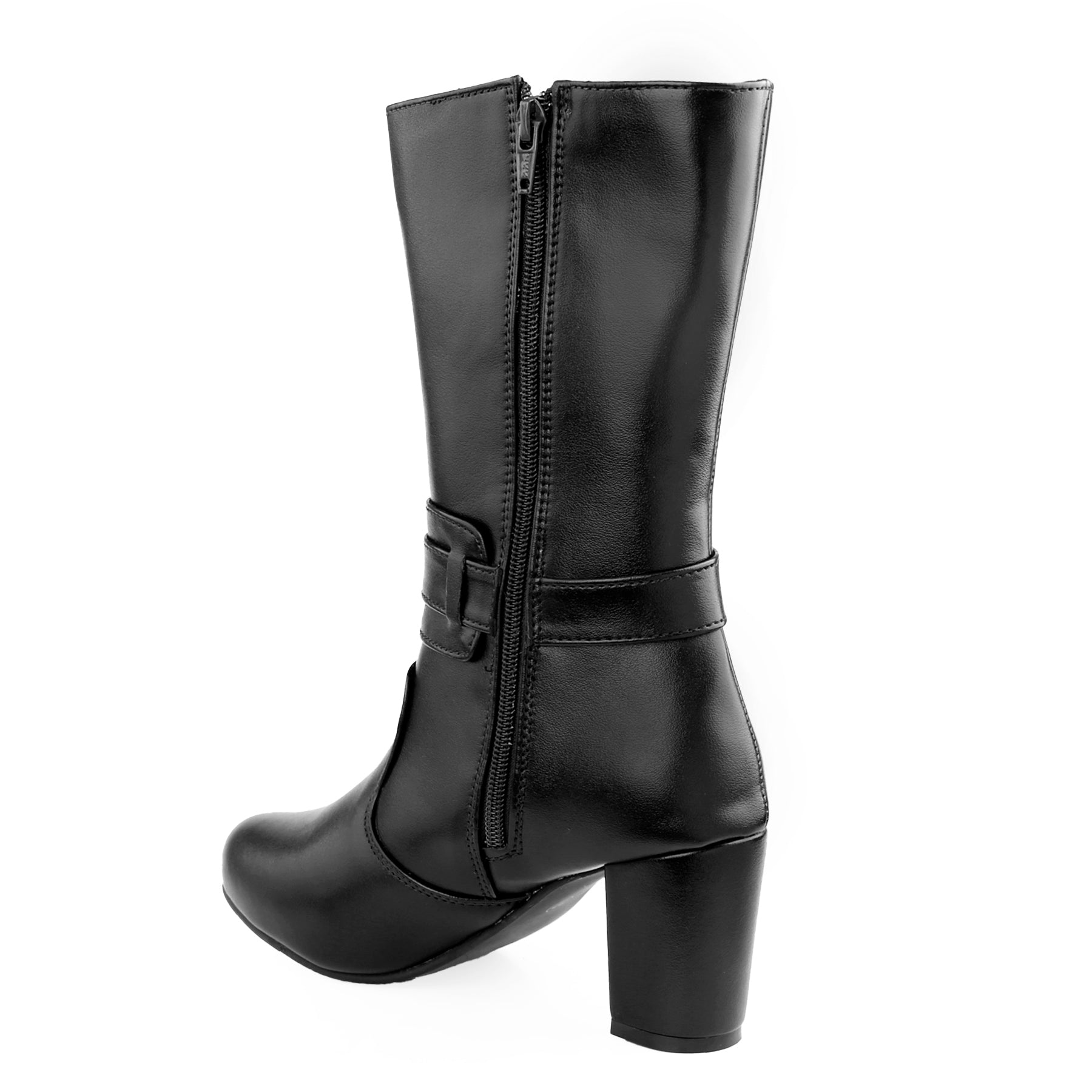 Women Stylish Buckle Long Boots