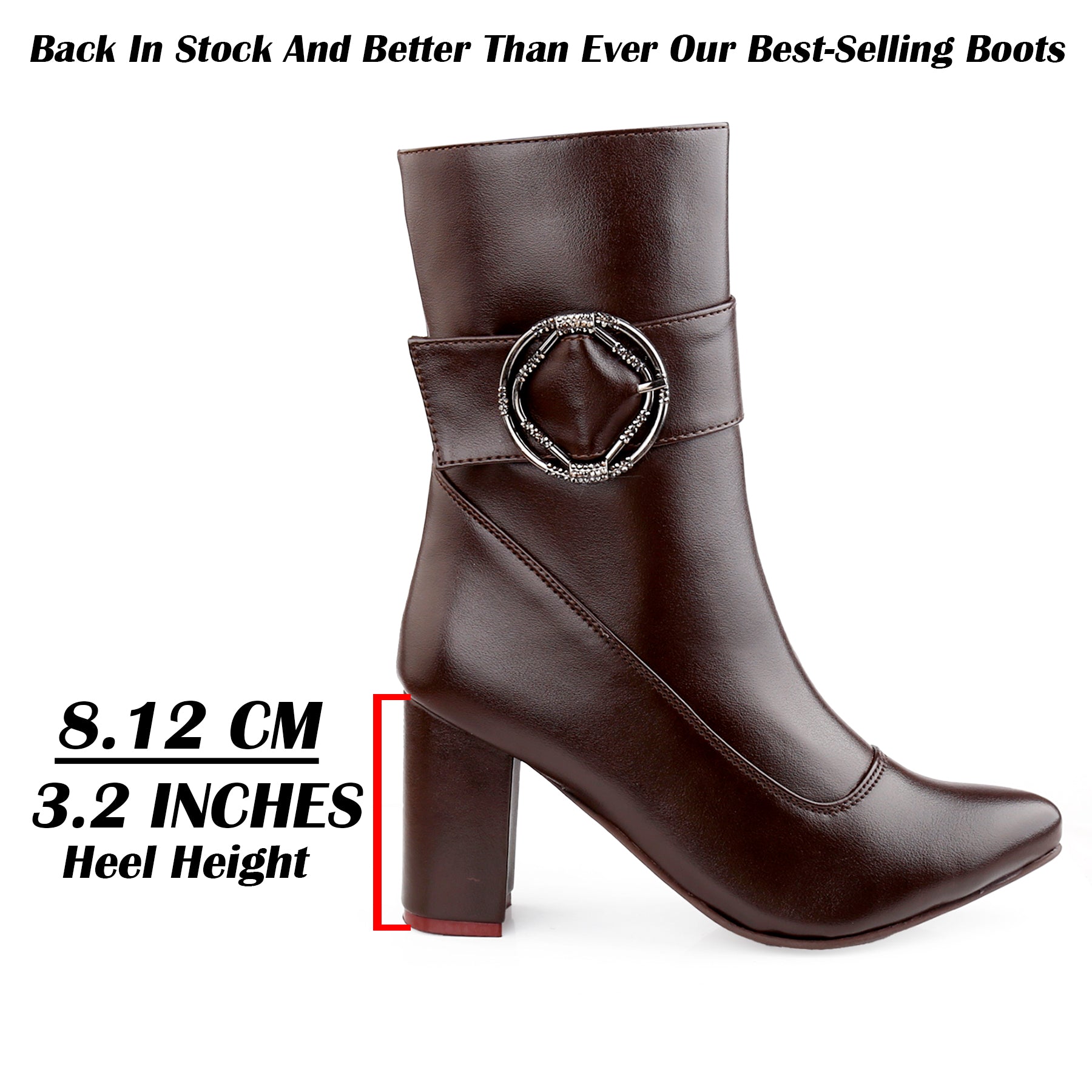 Women's Classy ankle buckle Boots